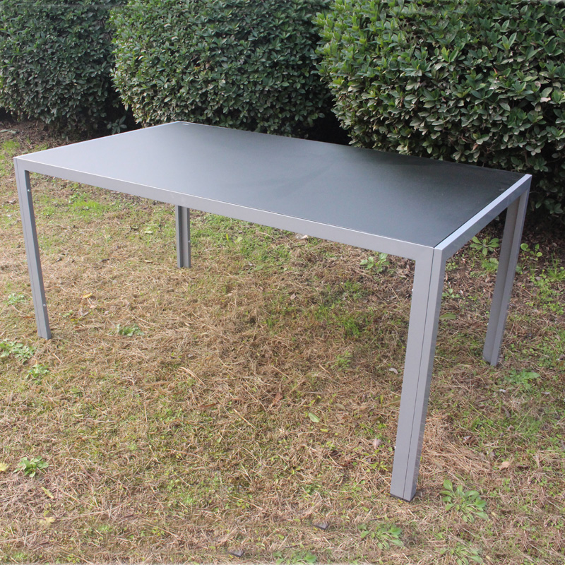 Alum rectangular table