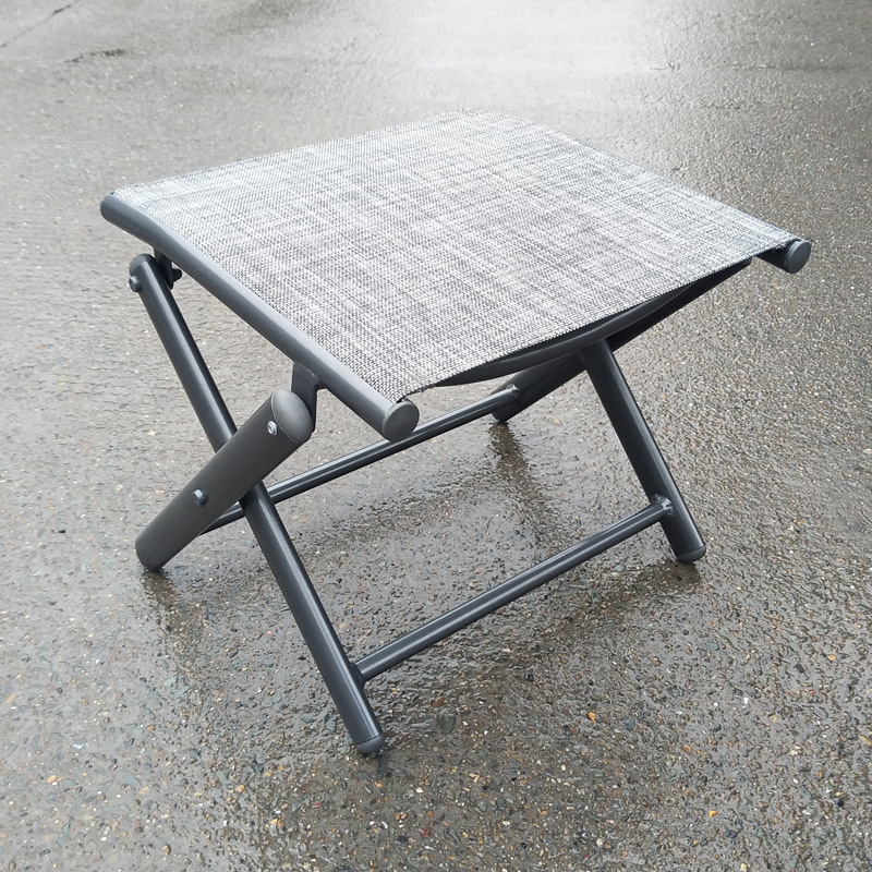 Alum & textilene stool