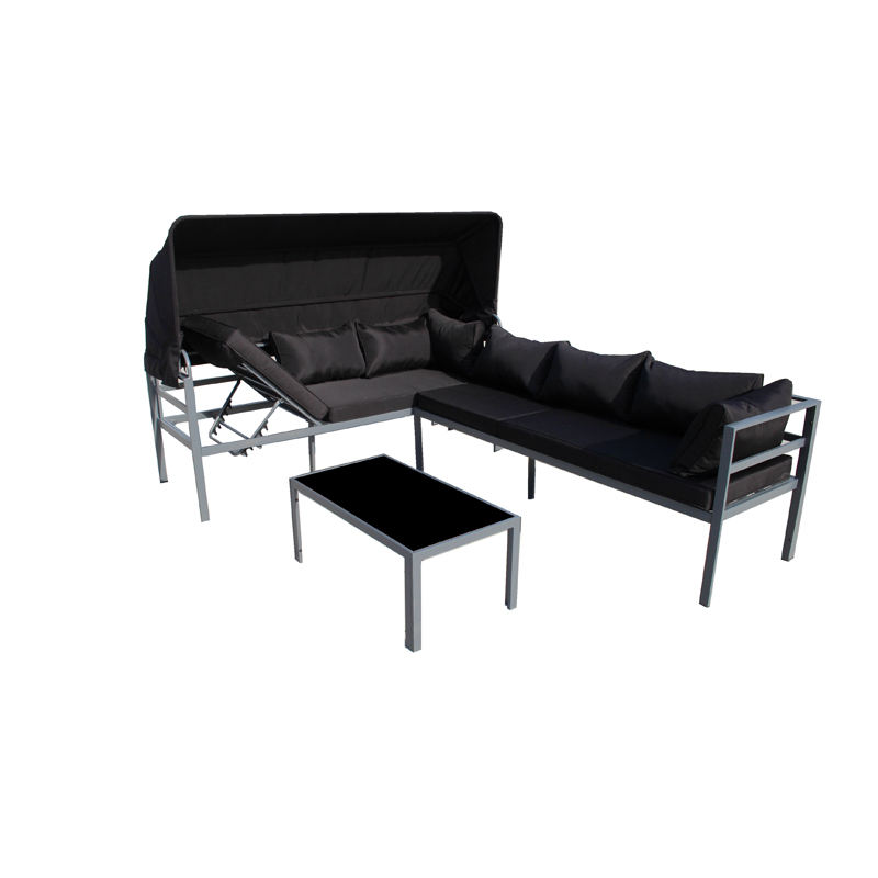 steel 3pcs KD sofa set N-014KD